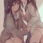 【レズH百合H】女の子同士で美少女たちのキレイな百合から、このままレズに燃え上がりそうなくすぶってるエロ画像！